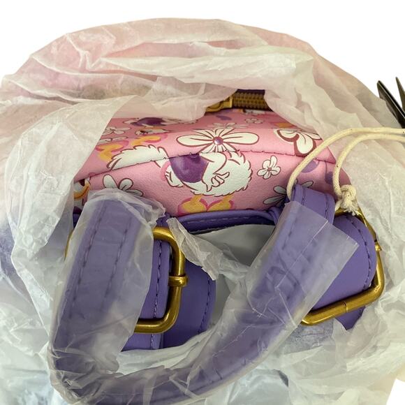 Loungefly Disney Daisy Duck Flower Mini Pink Purple Backpack NWT - Picture 8 of 15